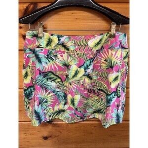 Golf/Tennis Tommy Bahama Tropical Floral Multicolor Skort Sz XL